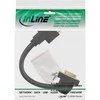 AV adapteris InLine DVILI - Juodas (17301G)