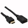 InLine HDMI Extension Plug / Socket, juodas – 1m