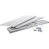 InLine® 19" foldable rack, 2U, 24-40cm depth, with cover, pilkas