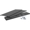 InLine® 19" foldable rack, 2U, 24-40cm depth, with cover, juodas