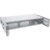 InLine® 19" foldable rack, 2U, 24-40cm depth, with cover, pilkas