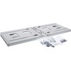 InLine® 19" foldable rack, 4U, 24-40cm depth, pilkas