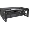 InLine® 19" foldable rack, 4U, 24-40cm depth, with cover, juodas