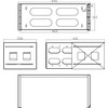 InLine® 19" foldable rack, 4U, 24-40cm depth, juodas