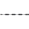 USB kabelis InLine USB-A - USB-A 20 m Juodas (35657)