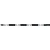 USB kabelis InLine USB-A - USB-A 20 m Juodas (35657)