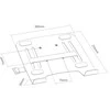 Inline Technology „InLine“ nešiojamojo kompiuterio laikiklis su „Vesa 75“ laikikliu