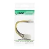 InLine ATX / EPS 4-pin - ATX / EPS 8-pin, 0.15m, Geltona (26633A)