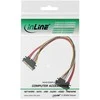 InLine SATA 22-pin - SATA 22- pin, 0.5m, Multicolor (29652B)