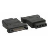 Inline Įmontuotas 4 kontaktų „Molex“ maitinimo adapteris, skirtas SATA maitinimui