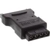 Inline Įmontuotas 4 kontaktų „Molex“ maitinimo adapteris, skirtas SATA maitinimui