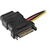 InLine SATA 15- pin - Molex x3, 0.15m, Multicolor (29679)