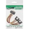InLine SATA Power Y-Cable SATA Latch - 0.15m