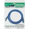 InLine Patch kabelis Cat.6A, S/FTP (PiMf), 500MHz, mėlynos spalvos - 2m