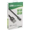 InLine Lightning USB kabelis, juodas/aliuminis, 2m MFi sertifikuotas