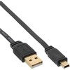 InLine Mini-USB 2.0 kabelis USB-A iki Mini-B, juodas - 5m