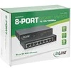 Šakotuvas InLine Gigabit Network Switch 8 prievadų, 1GBit/s, stalinis, be ventiliatoriaus