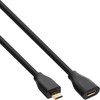 USB kabelis InLine mikroUSB - mikroUSB 5 m juoda (32750P)