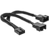 Inline Y formos laidas PWM ventiliatoriams, 0,15 m ilgio