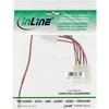 Inline Įmontuotas 3 kontaktų į 4 kontaktų „Molex“ ventiliatoriaus adapterio kabelis
