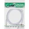 USB kabelis InLine USB-A - USB-B 3 m Balta (34535W)