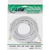 USB kabelis InLine USB-A - USB-B 10 m Balta (34550W)