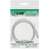 USB kabelis InLine USB-A - USB-B 5 m skaidrus (34555T)