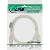 USB kabelis InLine USB-A - USB-A 5 m Balta (34605Q)