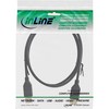 Inline USB 2.0 prailgintuvas, auksiniais kontaktais - 0,5 m