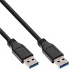 USB 3.0 laidas „InLine“, A–A, juodas – 0,3 m