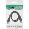 InLine USB 3.0 Cable, A to A, juodas – 0.3m