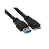 USB kabelis InLine USB-A - mikro B 1 m juoda (35410)