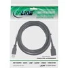 USB kabelis InLine USB-A - USB-A 5 m Juodas (35665)
