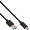 InLine USB 3.2 Gen.2 kabelis, tipas C iki A vyriškas/vyriškas, juodas - 2m