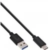 InLine USB 3.2 Gen.2 kabelis, tipas C iki A vyriškas/vyriškas, juodas - 2m