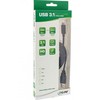 InLine USB 3.2 Gen.2 kabelis, tipas C iki A vyriškas/vyriškas, juodas - 2m