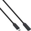 InLine USB 3.2 Gen 2 ilgintuvas, USB Type C, juodas - 2m