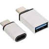 USB adapteris InLine USB-C - microUSB USB-C - USB Baltas (35809)