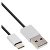 Kabelis USB InLine USB-A - USB-C 2 m Juodas (35832)
