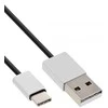 USB kabelis InLine USB-A - USB-C 1,5 m Juodas (35834)