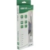 InLine USB kabelis USB-A – USB-C 5 m juodas (35835)