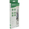USB kabelis InLine USB-A - USB-C 1 m Juodas (35871)
