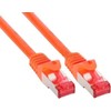 InLine Komutacinis kabelis Cat.6, S/FTP (PiMf), 250MHz, oranžinis – 3m