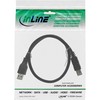 InLine USB 3.0 cable, A to B, juodas – 3m