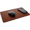 Kilimėlis InLine® Mouse pad, wireless charging, 370x225x7mm, ruda