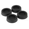 InLine rubber feet for PC cases - juodas