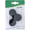 InLine rubber feet for PC cases - juodas