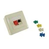 InLine Dulkių danga RJ45 lizdas juoda 1 gabalas (59942E)