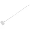Intos InLine kabelių raištis su žymėjimo etikete 100 vnt, 3 x 200 mm