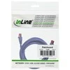 InLine patch cable Cat.6, S/FTP (PiMf), 250MHz, violetinė - 5m